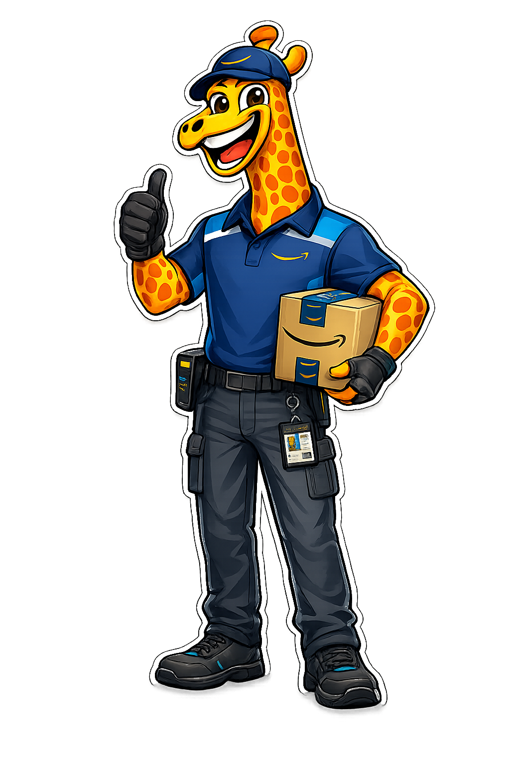 AMLO delivery mascot
